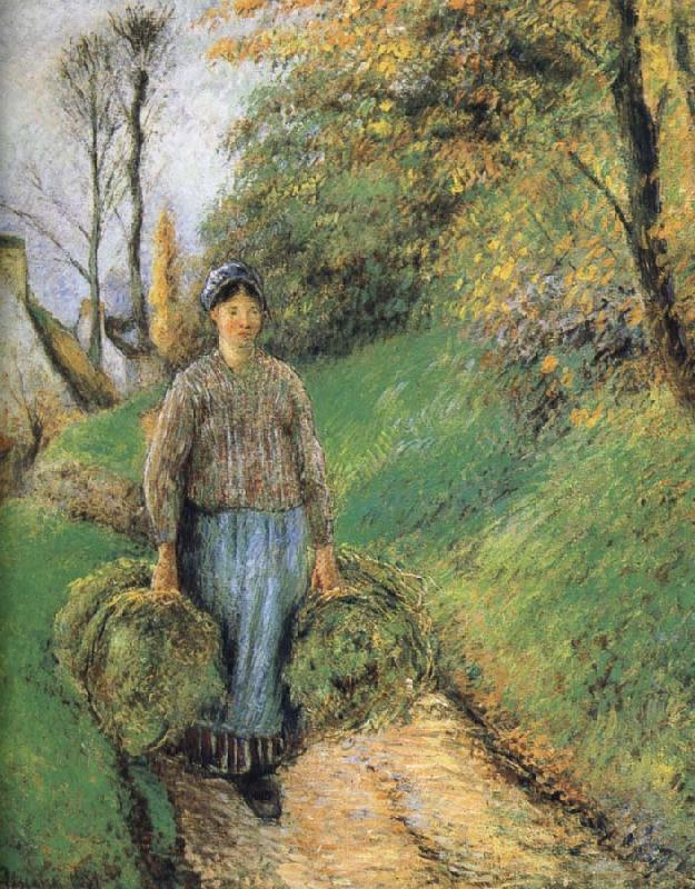 Camille Pissarro Mention hay farmer